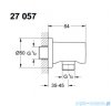 Grohe Rainshower kolanko przyłączeniowe ścienne DN 15 27057000